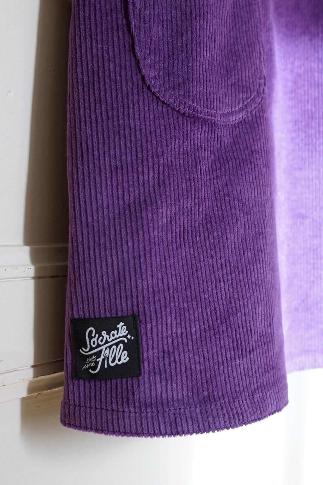 Salopette Joséphine - Velours violet