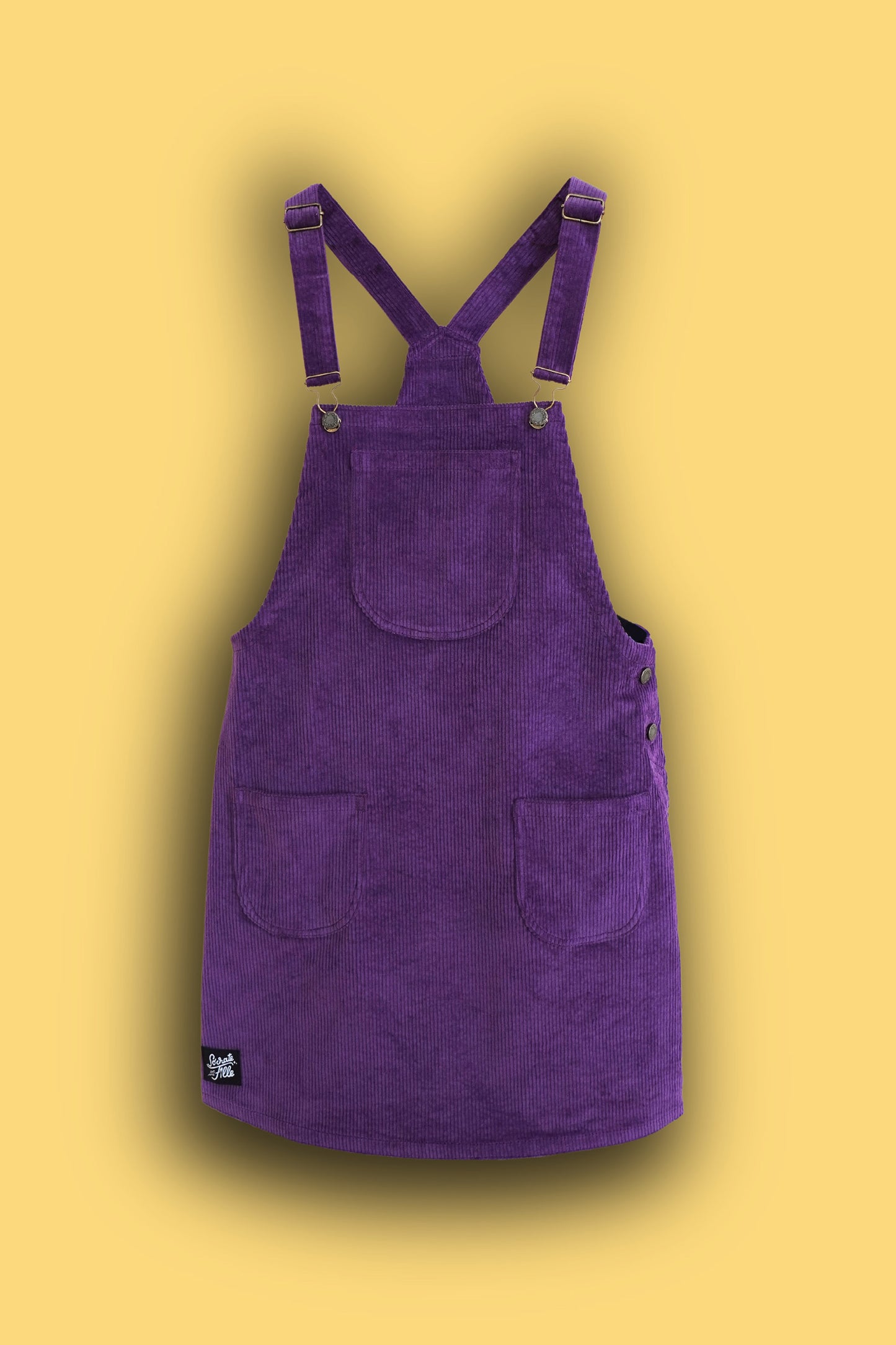Salopette Joséphine - Velours violet